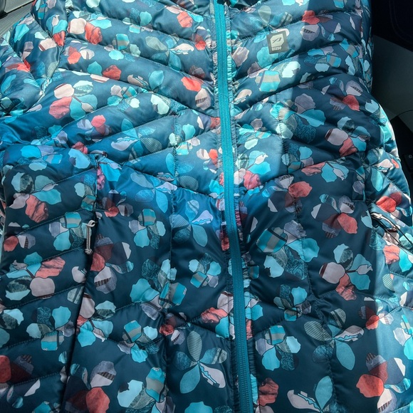 Orage Womens Link Down Jacket Floral Quilted Sz L - Picture 3 of 12